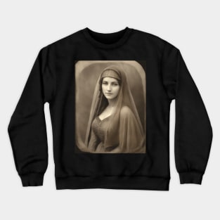 Mysterious Vintage Lady 1 Crewneck Sweatshirt